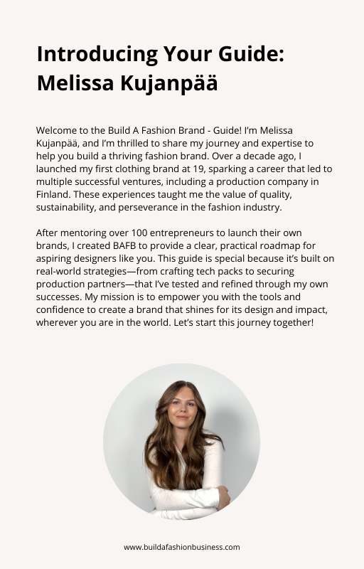 Build Your Fashion Brand - Guide